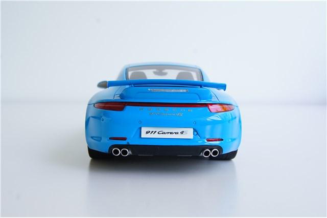 GT Spirit - Porsche 911 (991) Carrera 4S AeroKit CUP, Riviera Blue, scale 1:18