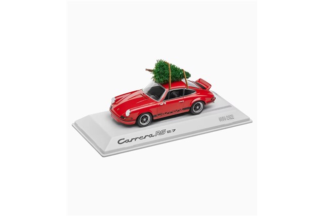 Model Porsche 911 Carrera RS 2.7 Christmas, skala 1:43