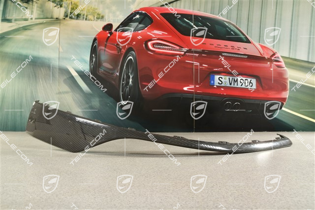 Rear bumper spoiler / lower part trim, Sport Design Carbon, R