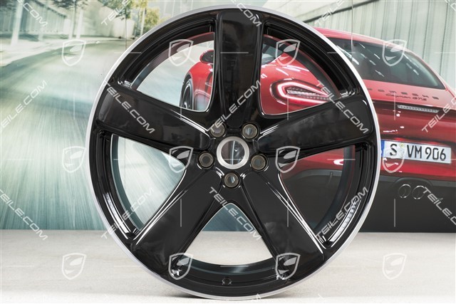 21-inch wheel rim "Sport Classic", 9,5J x 21 ET27, black high gloss
