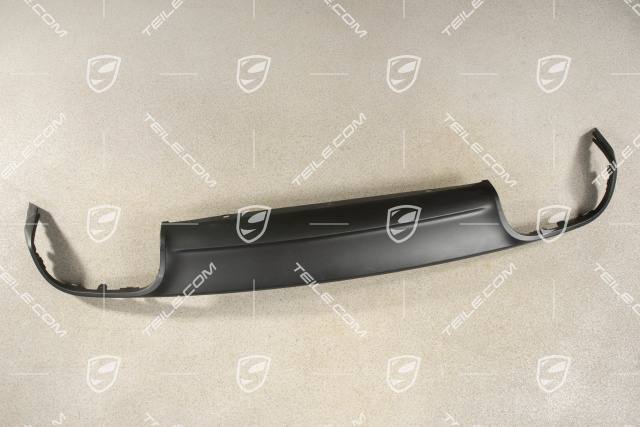 Rear bumper lower cover / diffuser, Black matte