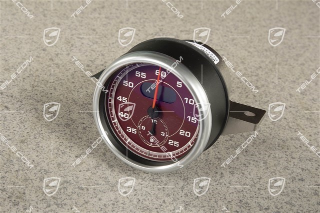 Stopwatch Sport Chrono, Bordeaux Red Dial