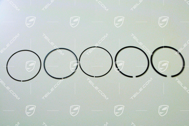 Set of piston rings, 3.6L 232kW