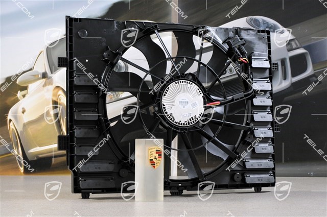 Air duct with fan, V8 / V8 Biturbo / Diesel