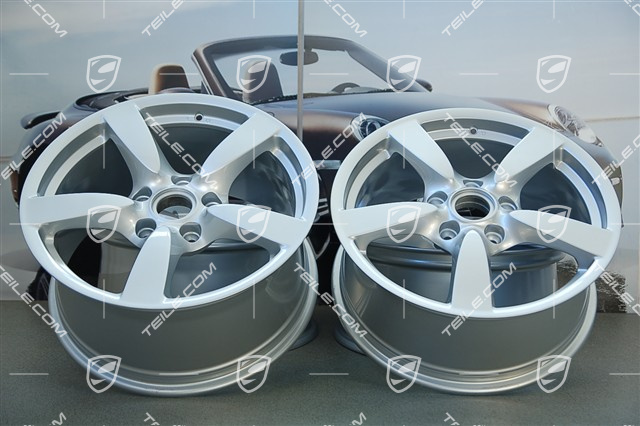 18" Cayman S Felgensatz, 8J x 18 x ET 57 + 9J x 18 x ET 43