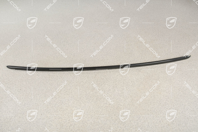 Trim strip for tailgate, Black