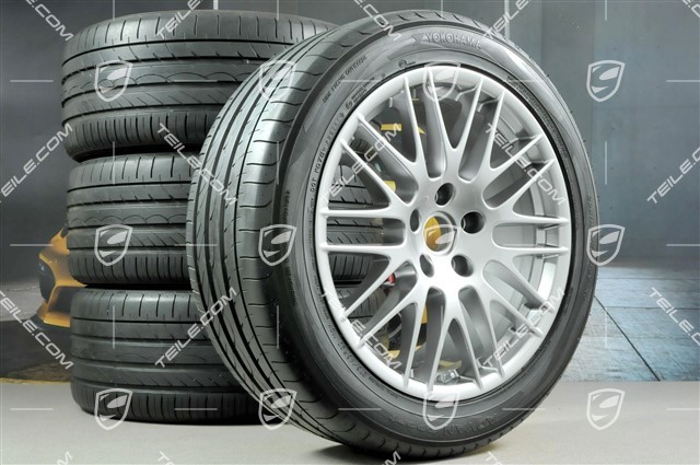 20-inch RS Spyder Design summer wheel set, wheels 9,5J x 20 ET47 + Yokohama summer tyres 275/45 R 20 110 Y XL, with TPMS