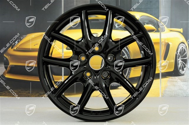 19" Felge Cayenne Design, 9J x 19 ET60, schwarz hochglanz