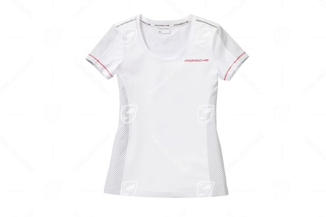 Racing Collection, T-Shirt Women, white/grey, M 38/40