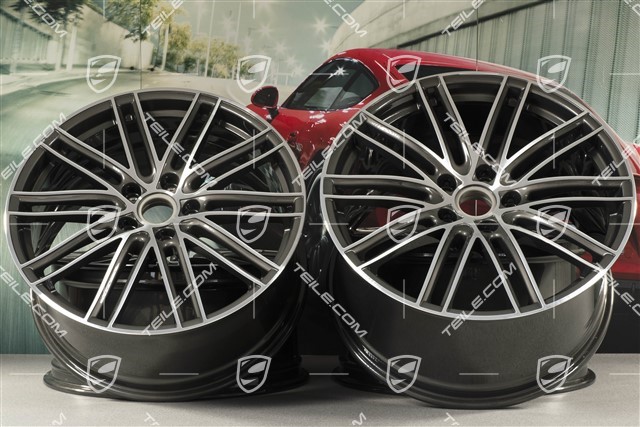 21-inch Turbo IV wheel rim set, 9,5J x 21 ET71 + 11,5J x 21 ET69