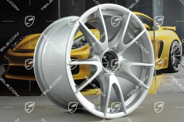 19-inch GT3 wheel, central locking, 12J x 19 ET63, silver