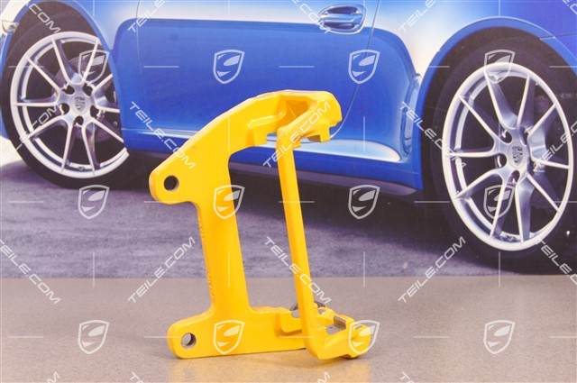 Rear calliper carrier, yellow, PCCB ceramic brakes, L