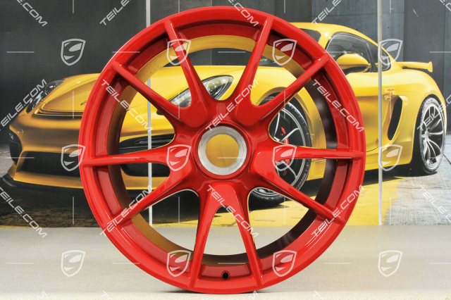 19-inch GT3 wheel, central locking, 12J x 19 ET63, Guards Red