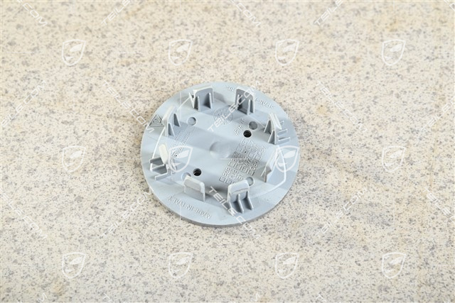 Hub cap, convex, platin silver