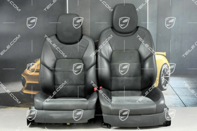 GTS Sport seats, black leather + Alcantara®, in mint condition, set L+R