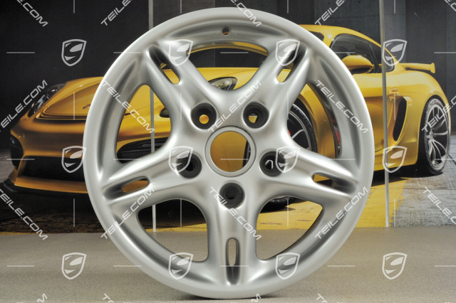 16-inch Boxster wheel set, 6J x 16 ET50 + 7J x 16 ET40