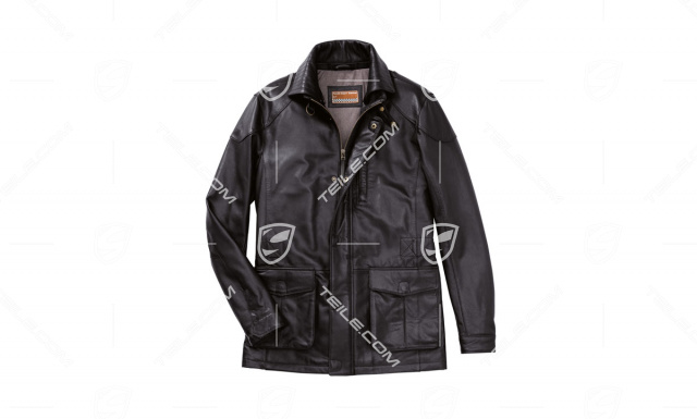 Men's Leather Jacket - Classic Collection, L 50/52