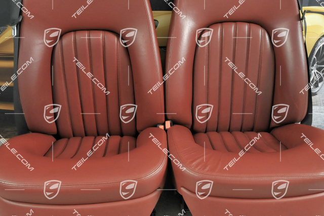 456GT/GTA, Seats, el. adjustable, memory, leather, Burgundy, set (L+R)