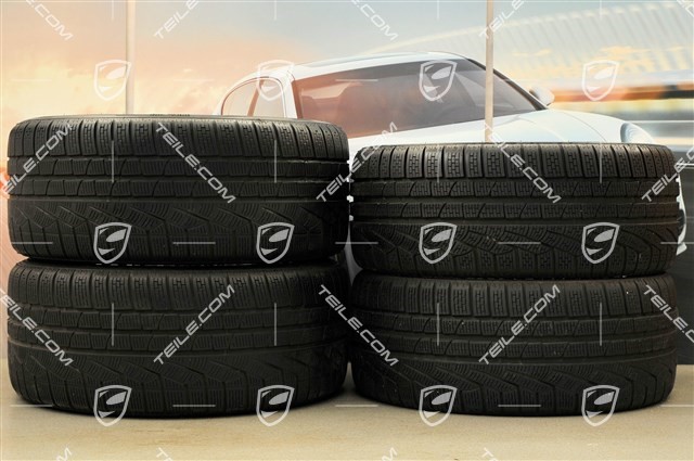 18-inch Cayman S II winter wheel set (with tyres), front wheels 8J x 18 ET57 + rear 9J x 18 ET43 + NEW winter tyres 235/40 ZR18 + 255/40 ZR18