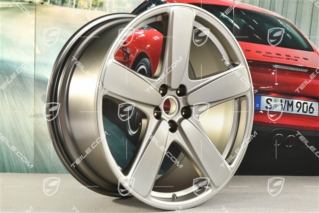 21-inch wheel rim "Sport Classic", 9,5J x 21 ET 27, platinum satin matt