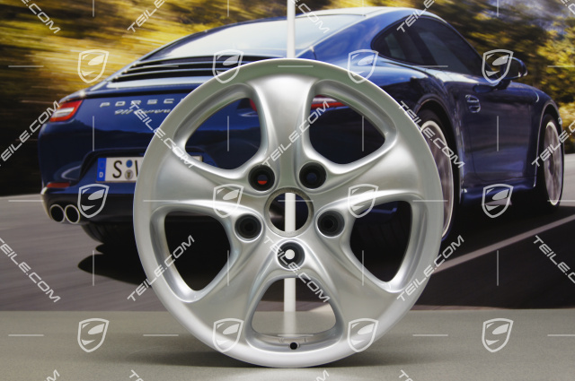 17-inch Carrera4 wheel, 7J x 17 ET55