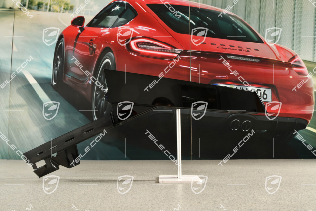 Door trim / cover, rear door pillar, outer, R / new / Macan / 810-00 Logos,  trim strips, stone-screen protection / 95B853590G 