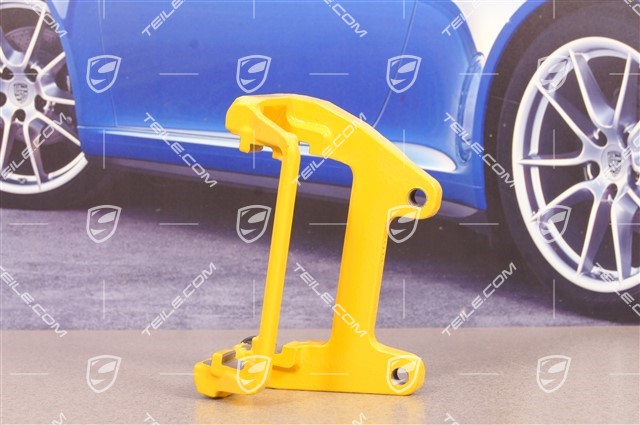 Rear calliper carrier, yellow, PCCB ceramic brakes, R