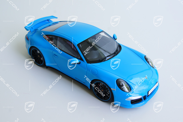 GT Spirit - Porsche 911 (991) Carrera 4S AeroKit CUP, Riviera Blue, scale 1:18