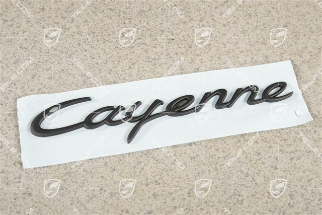 "Cayenne" logo, Matt black