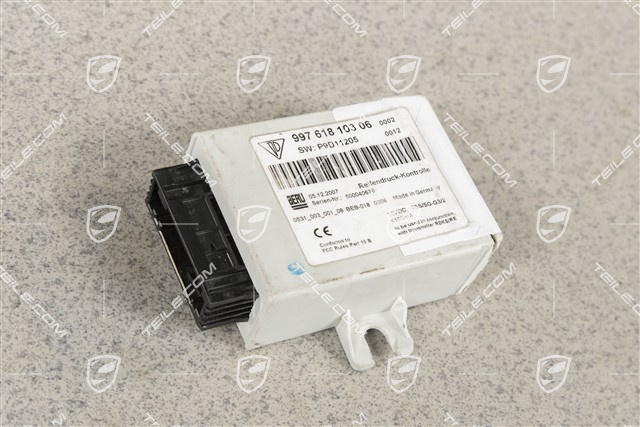 Control unit for tyre pressure control