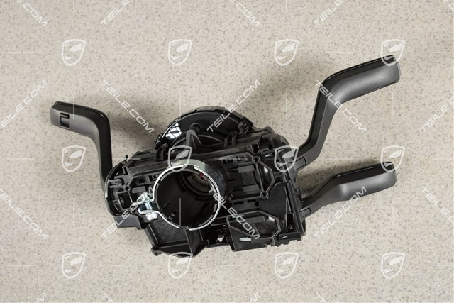 Steering column stalk switch, Cruise control / Heated / headlight cleaning system / w/o rear wiper / 3-spoke multifunction steering wheel