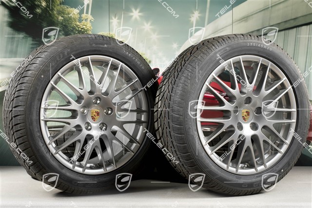 20" Winterräder Satz "RS Spyder Design" Facelift 2014->, Felgen 9J x 20 ET57 + Dunlop Winterreifen 275/45 R20, mit RDK-Sensoren