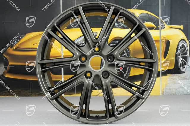 20-inch wheel rim Exclusive Design, 10,5J x 20 ET71 + 9,5J x 20 ET71, for winter use, silk gloss platinum