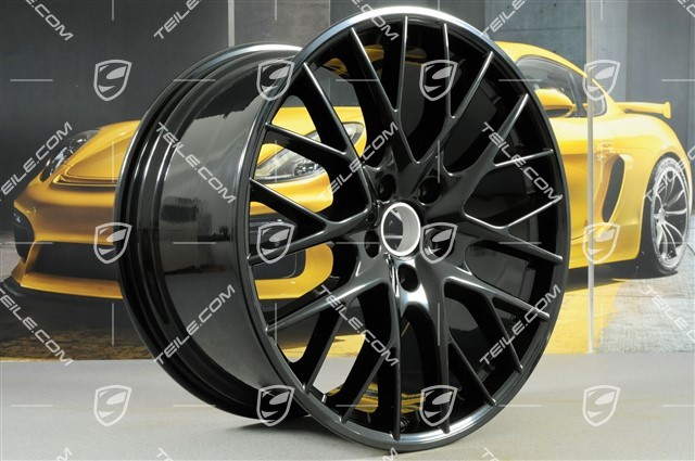 21-inch wheel rim Panamera Sport Design, 11,5J x 21 ET69, black high gloss