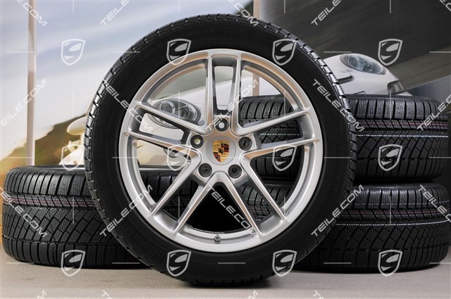 19-inch TURBO II winter wheel set, wheels 9J x 19 ET 60 + 10J x 19 ET61 + Continental winter tyres 255/45 R19+285/40 R19, with TPM