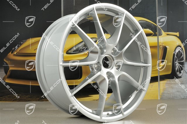 20" Komplet felg Carrera S III, 8,5J x 20 ET51 + 11J x 20 ET52, brylantowy chrom