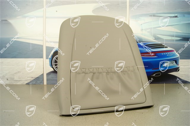 Cover, backrest shell, steel grey, L=R