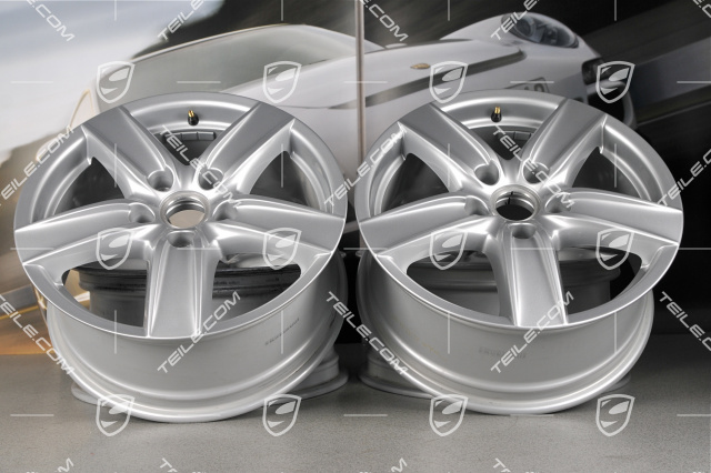 18-inch wheel set Cayenne S III, 8 J x 18 ET 53