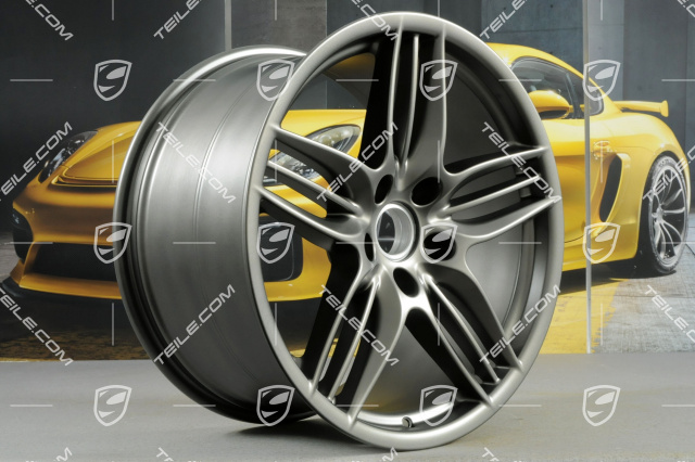 20" Felgensatz Sport Design, 8,5J x 20 ET51 + 11J x 20 ET52, Platinum Seidenmatt