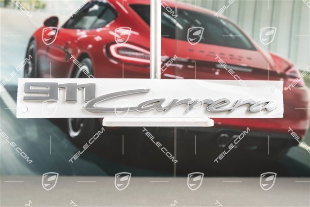 Logo/inscription "911 Carrera", silver