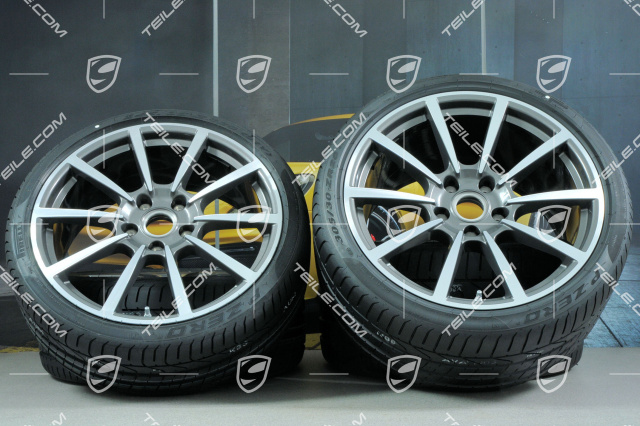 20-inch summer wheels set Carrera Classic II, rims 8,5J x 20 ET49 + 11,5J x 20 ET56 + NEW summer tyres 245/35 R20 + 305/30 R20