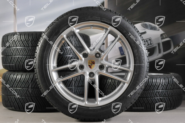 19-inch TURBO II winter wheel set, wheels 9J x 19 ET 60 + 10J x 19 ET61 + tyres Michelin Pilot Alpin 4, 255/45 R19+285/40 R19, with TPM