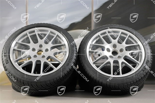 20" RS Spyder Winterräder Satz, Felgen 9,5J x 20 ET65 + 10,5J x 20 ET65 + Winterreifen Michelin Pilot Alpin 4, 255/40 R20 + 285/35 R20, mit RDK