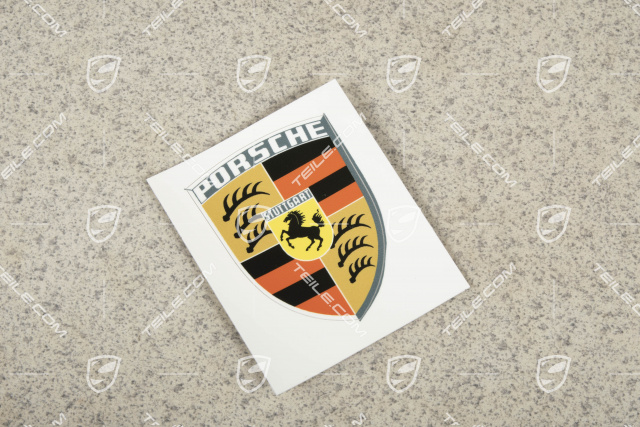 Sticker for Porsche crest on hood RS