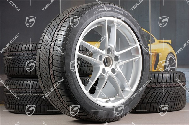 19-inch TURBO II winter wheel set, wheels 9J x 19 ET60 + 10J x 19 ET61 + NEW Continental winter tyres 255/45 R19+285/40 R19, with TPMS