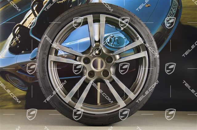 19-inch TURBO II summer wheel set, wheels: 8J x 19 ET57 + 11J x 19 ET67 + tyres: 235/35 ZR19 + 295/30 ZR19, with TPMS