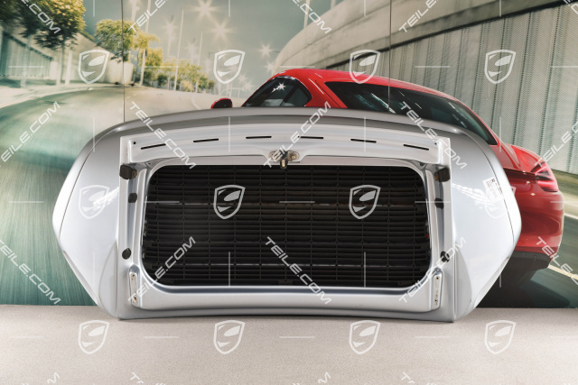 Turbo S rear spoiler, incl. rear bonnet (engine lid), set incl. grille and all attachment parts