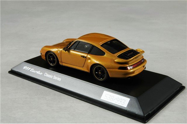 Modellauto Porsche 911 993 Turbo - Projekt Gold / Exclusive Manufaktur, Maßstab 1:43, Limited Edition / 993 Stück