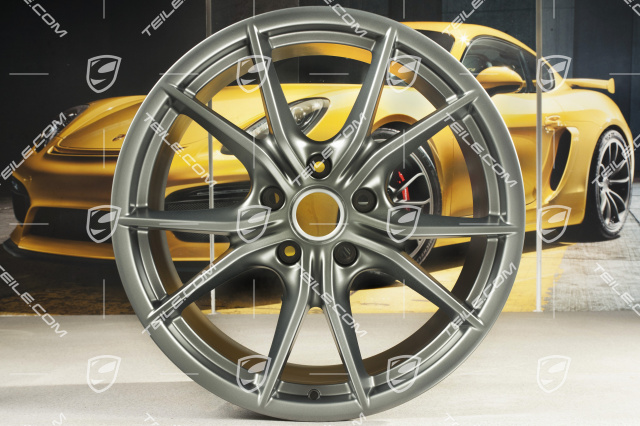 20" Felge Carrera S (IV), 11,5J x 20 ET76, Platinum-Seidenmatt