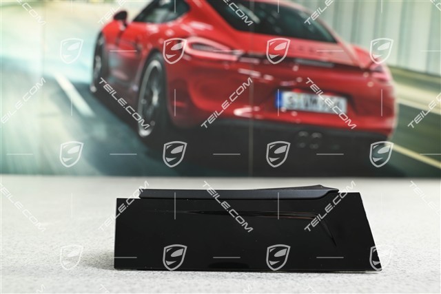 Cover, centre console, Black, R